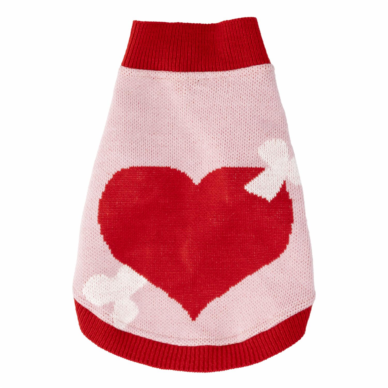 Suéter Para Perro Diseño Corazón Hueso MY STYLE Talla Pequeño - Imagen 2