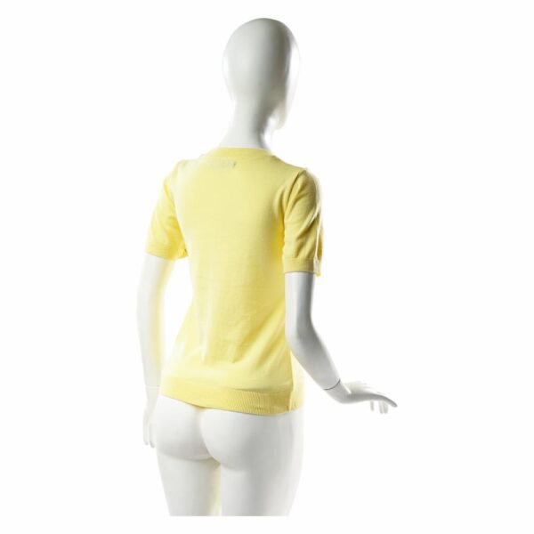 Camiseta Cuello Redondo Manga Corta Amarillo MGX BASIC - Imagen 2