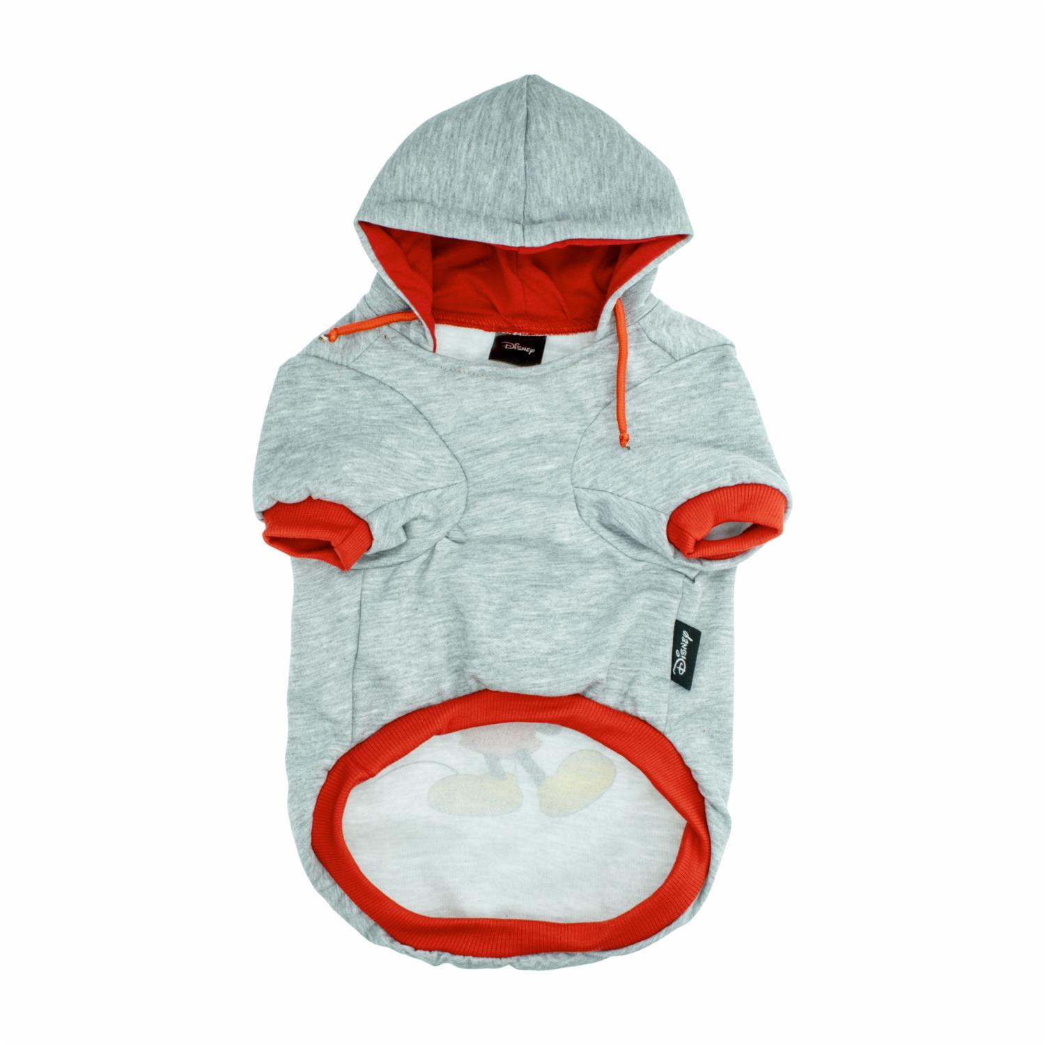 Chompa Para Mascota Con Capucha Diseño Mickey Mouse Color Gris DISNEY Talla Mediano