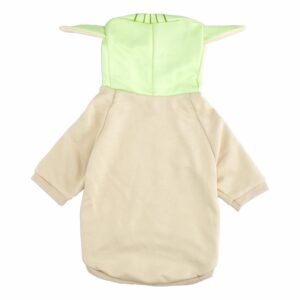 Hoodie Para Mascota Diseño Star Wars Baby Yoda Color Café DISNEY Talla Pequeño
