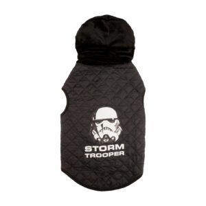Hoodie Para Mascota Con Capucha Diseño Star Wars Color Negro DISNEY Talla Pequeño