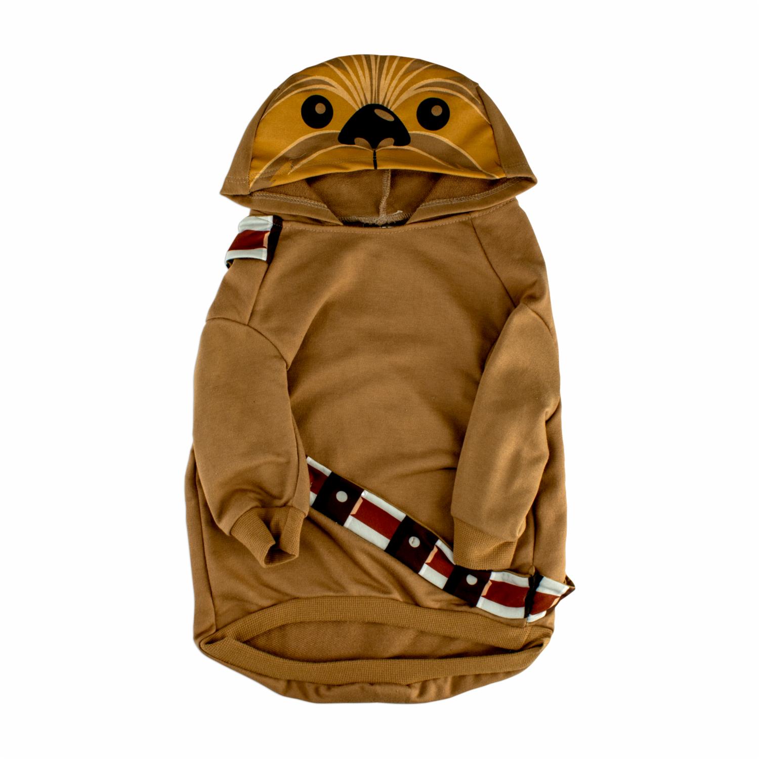 Hoodie Para Mascota Diseño Star Wars Color Café DISNEY Talla Mediano