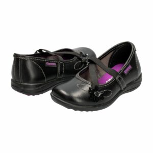 Zapato Escolar Lucia Elástico Negro VENUS Talla 24