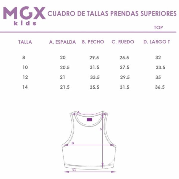 Top Tiras Delgadas Cuello Redondo MGX BASIC - Imagen 2