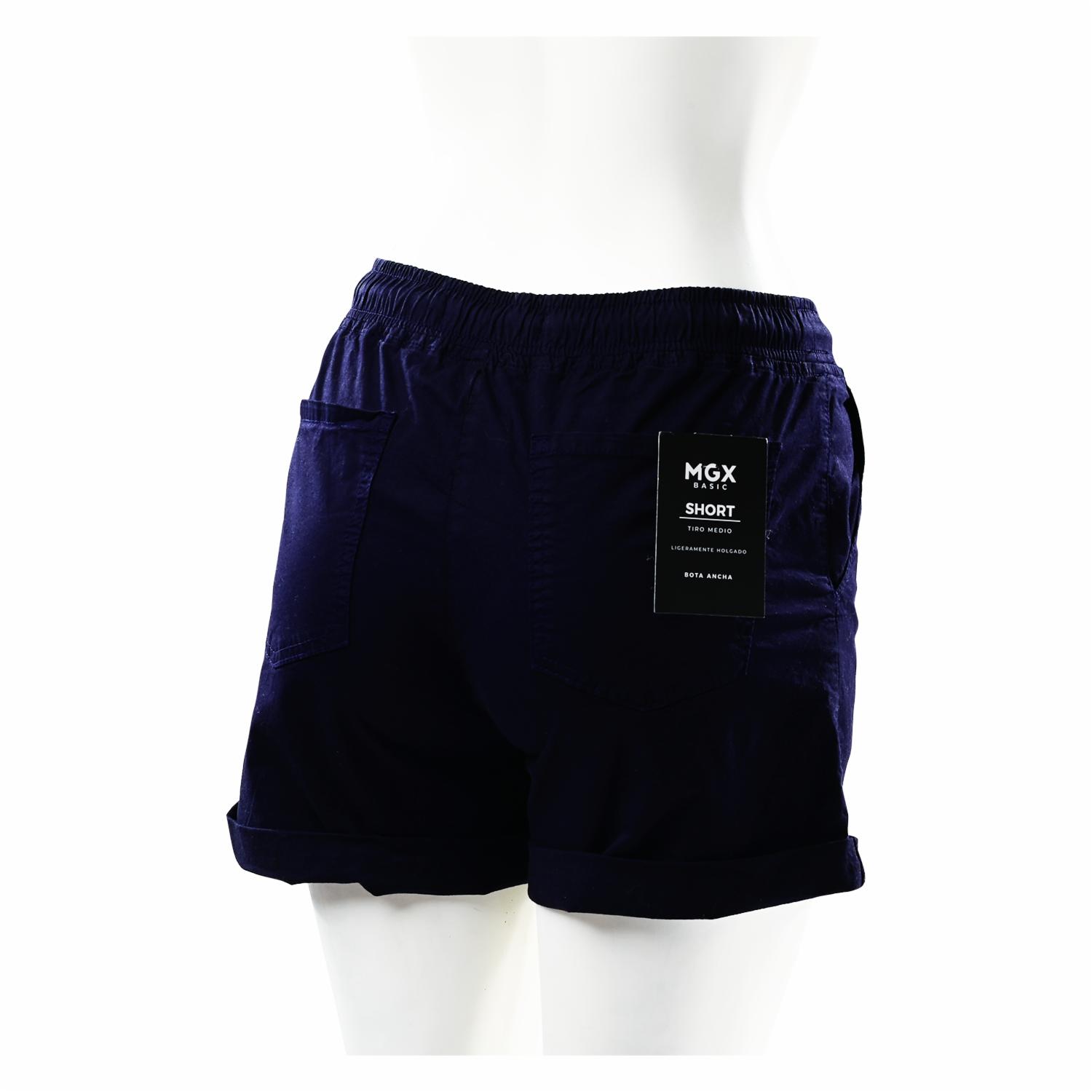 Short Drill Cintura Elástica Con Bolsillos MGX BASIC - Imagen 2