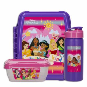 Lonchera Completa Disney Safe Princesas CASA PICA Pack x 3 U