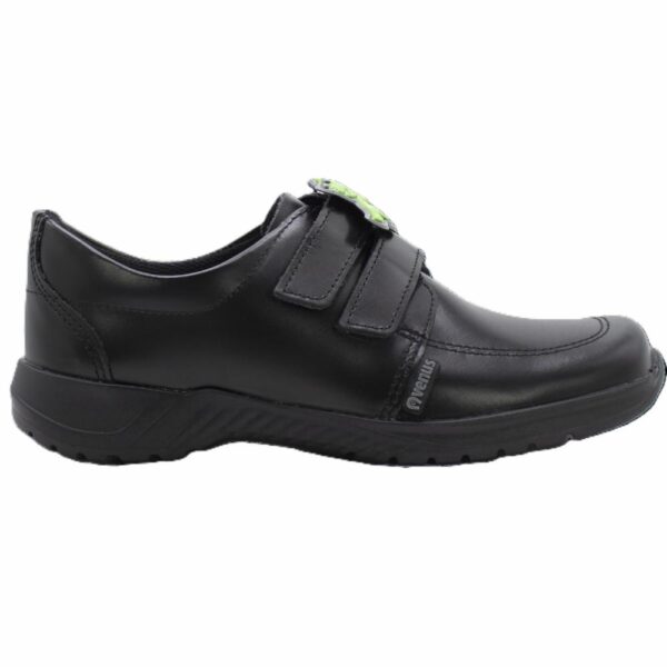 Negro De Cuero Diseño David Con Velcro VENUS - Imagen 4