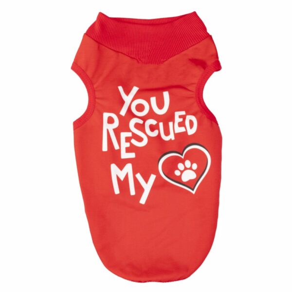 Camiseta Para Perro Rojo Tank GUAU DOG FASHION Talla Grande - Imagen 2