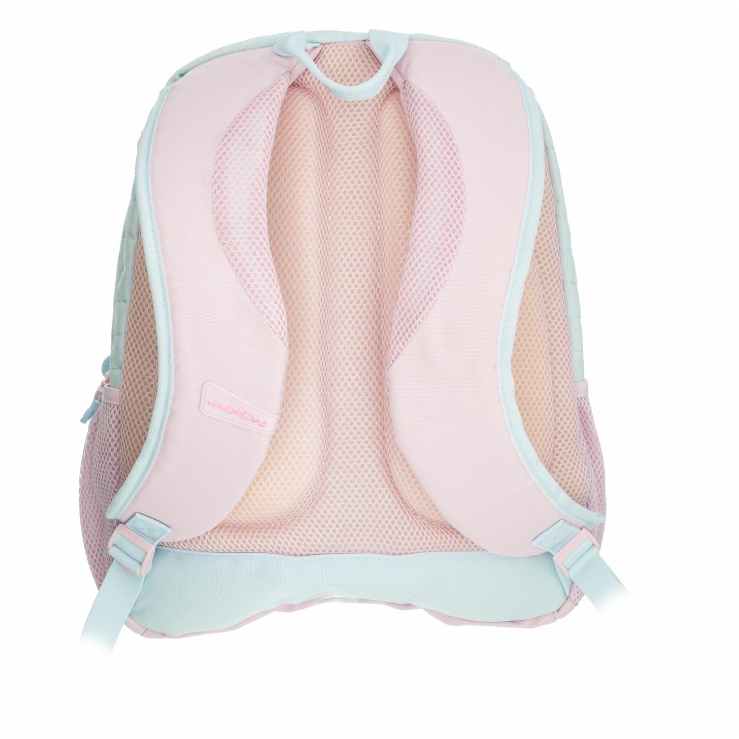 Mochila Escolar Rosa Celeste MOZIONI 42X30 Cm