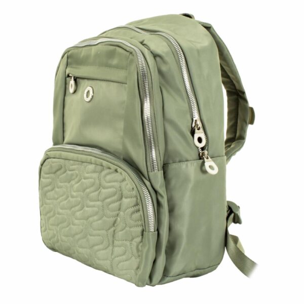MOCHILA PORTA LAPTOP VERDE OLIVE - Imagen 2