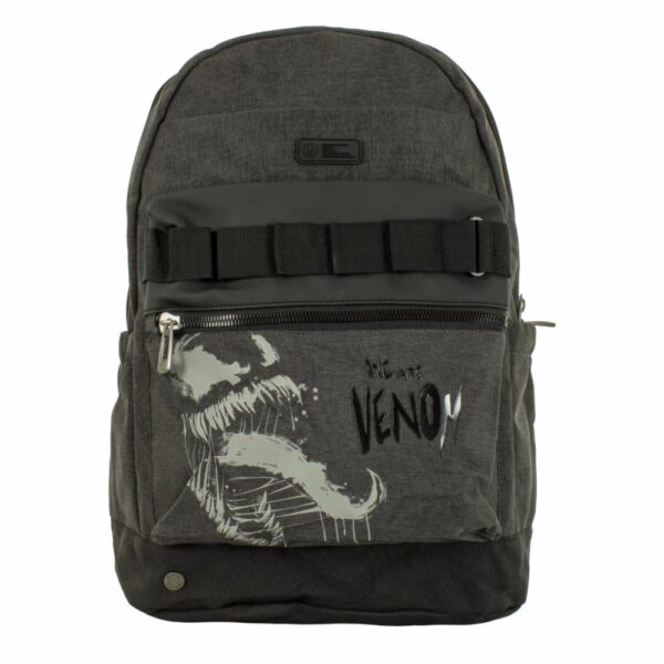 MOCHILA ESCOLAR VENOM YA GRIS II