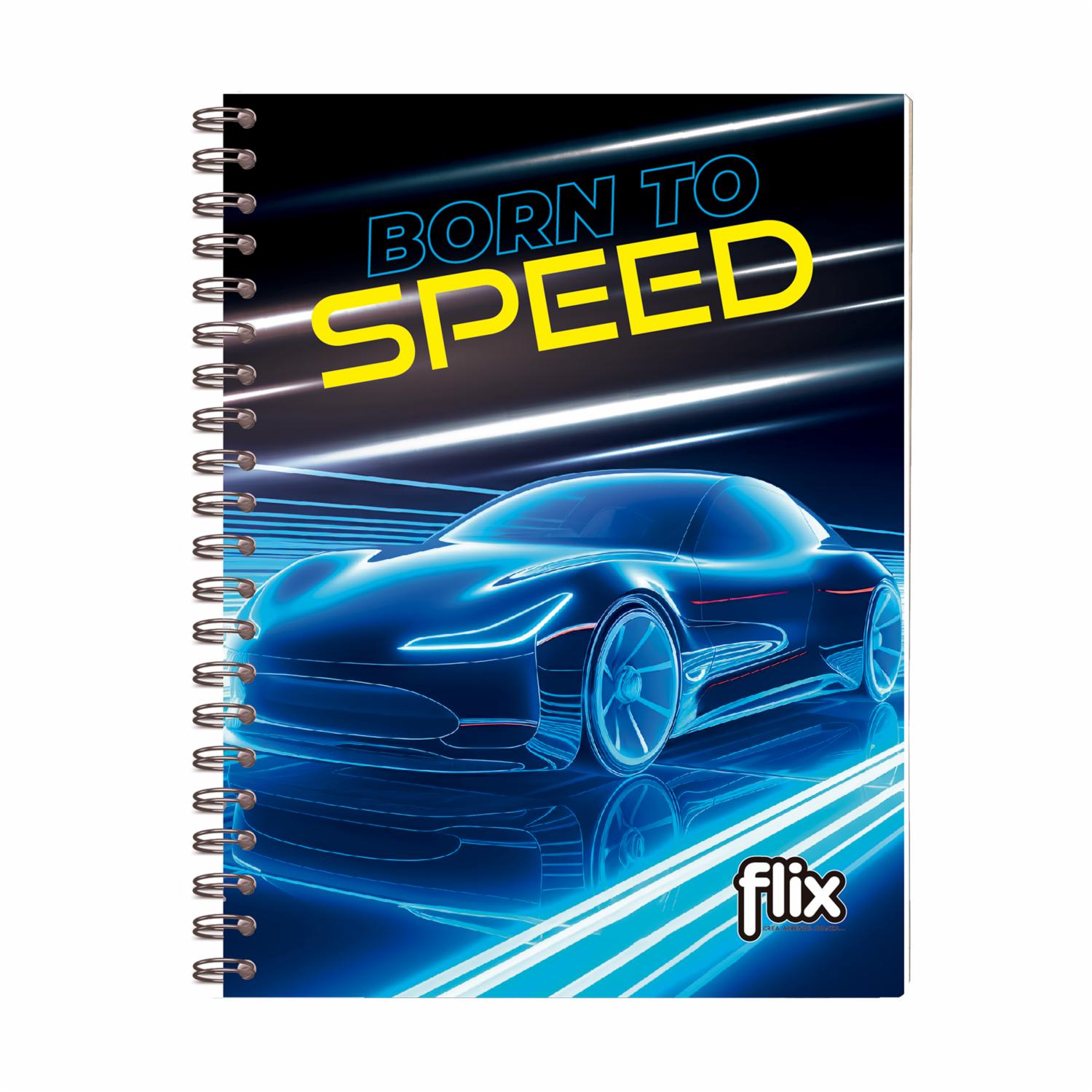 Cuaderno Universitario De 1 Línea Argollado FLIX 100 Hojas - Imagen 5