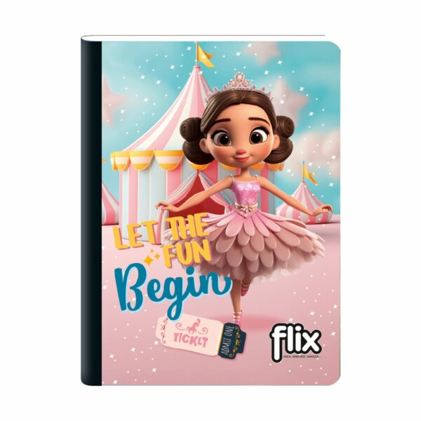 Cuaderno Cosido De Cuadros FLIX 100 Hojas - Imagen 4