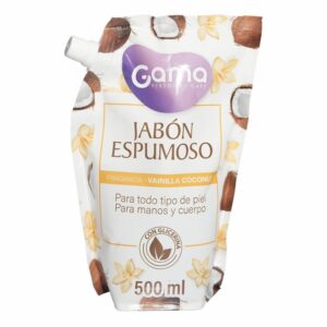 Jabón Espumoo Repuesto Fragancia Vainilla Coconut GAMA 500 Ml
