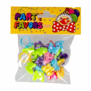 Mini Anillos IMPORTADORA CUMPLEAÑOS X 24 Uds