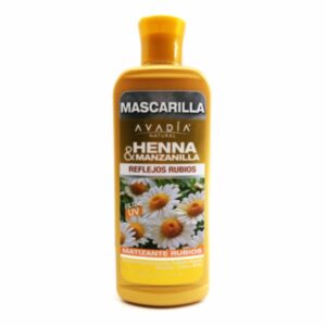 Mascarilla Capilar Rubios Henna Y Manzanilla AVADÍA 330 Ml