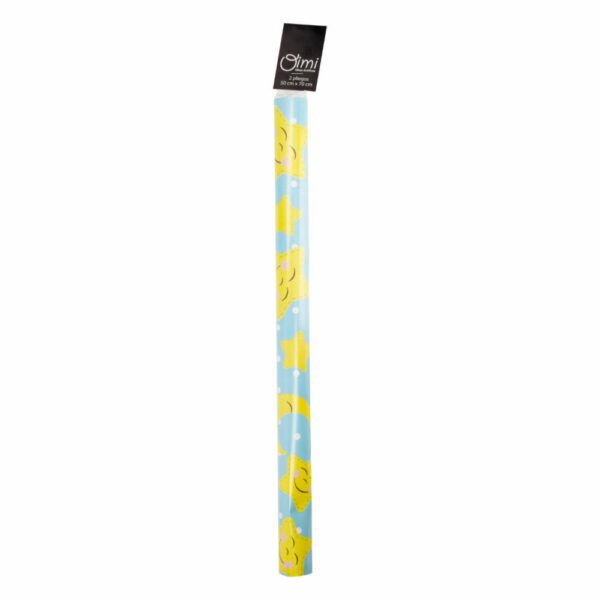 Papel De Regalo Oimi Baby Stars 50X70 Cm Pliego Tubo OIMI X 2 Unidades