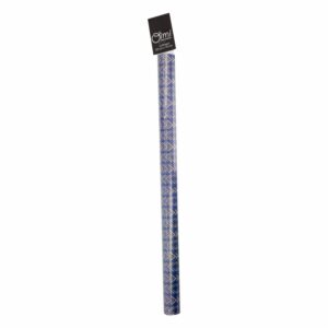 Papel De Regalo Tubo Arrows Azul OIMI 2 Pliegos