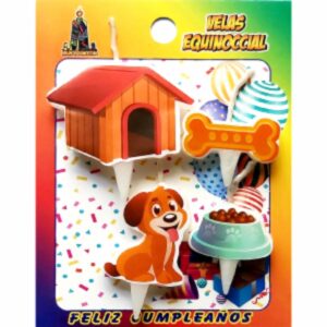 Velas Figuras Perrito VELAS EQUINOCCIAL 4 Unidades