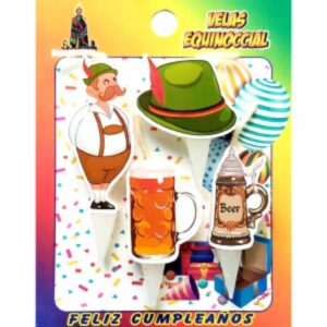 Velas Figuras Octeberfest VELAS EQUINOCCIAL 4 Unidades