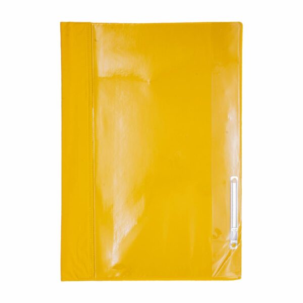 Carpeta Cubierta Transparente Oficio Amarilla LANCER A4