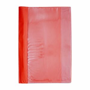 Carpeta Cubierta Transparente Oficio Roja LANCER A4