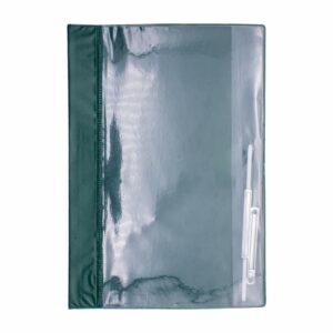 Carpeta Cubierta Transparente Oficio Verde Oscuro LANCER A4
