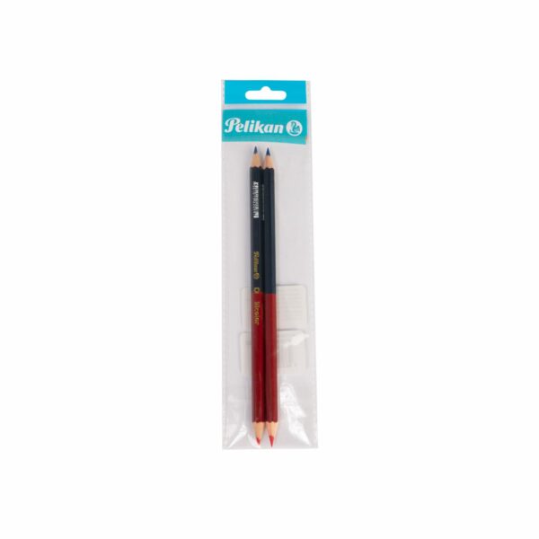 Lápices Azul Rojo Delgado PELIKAN Caja X2