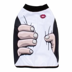 Camiseta Para Mascota Diseño De Besos PINKYS PET Talla 10