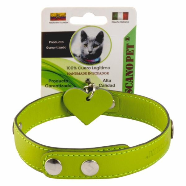 Collar Para Mascota De Cuero En Espiral TOSCANO 28-32Cm