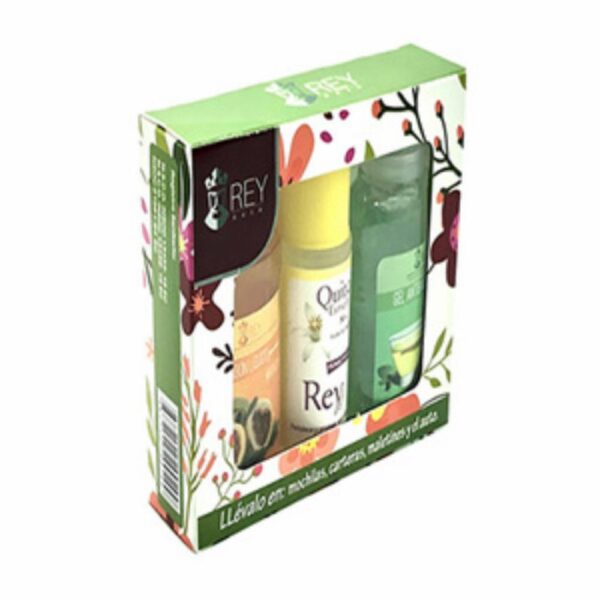 Kit Quita Esmalte+Jab Líquido + Gel Antibacterial REYNOSO 60 Ml