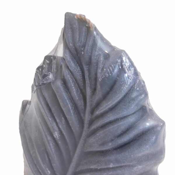 Vela Decorativa Diseño Hoja Gris MAMINA CANDLES Mediana - Imagen 2