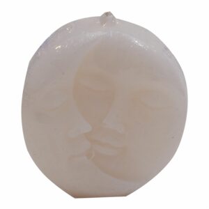 Vela Decorativa Diseño Sol Y Luna Beige MAMINA CANDLES Mediana