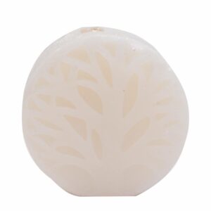 Vela Decorativa Diseño Árbol De La Vida Beige MAMINA CANDLES Mediana