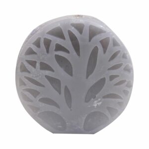 Vela Decorativa Diseño Árbol De La Vida Gris MAMINA CANDLES Mediana