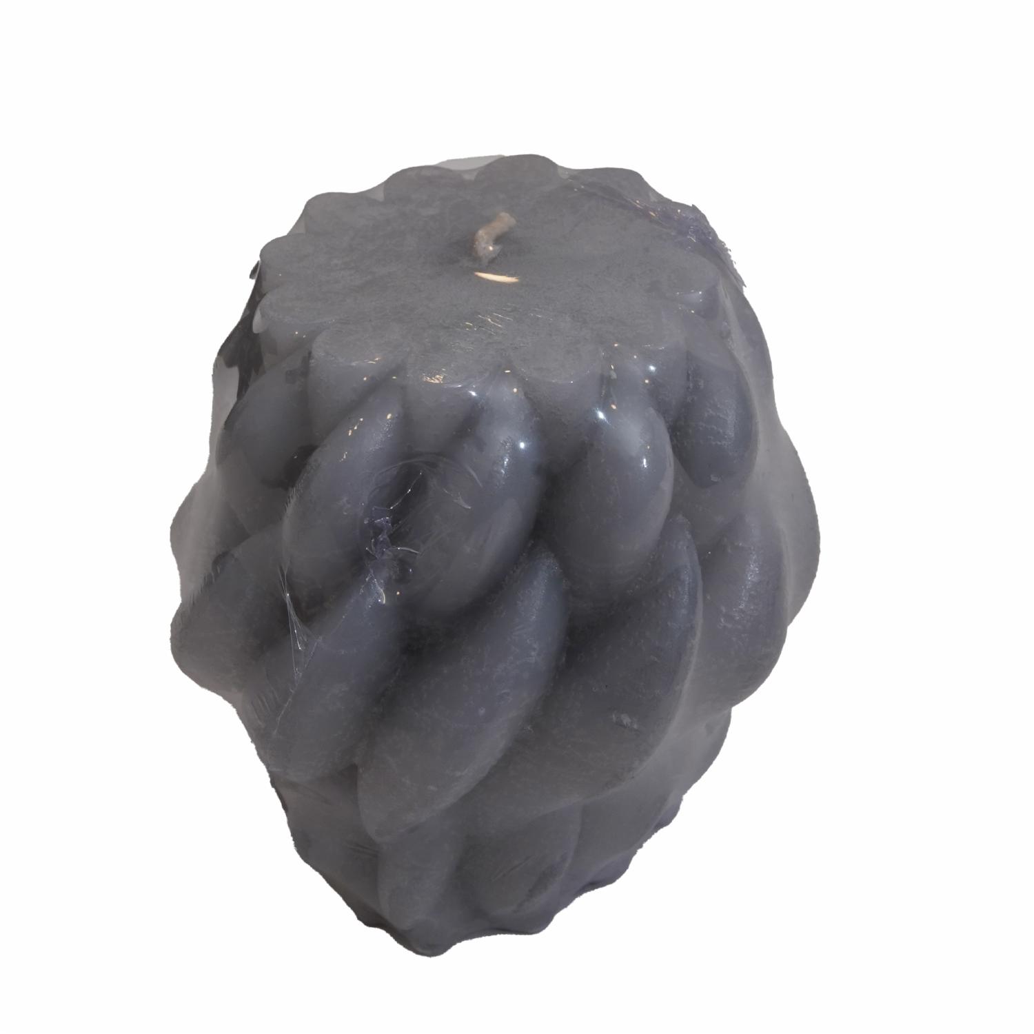 Vela Decorativa Diseño Tejedora Gris MAMINA CANDLES Grande