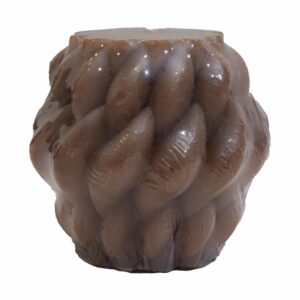 Vela Decorativa Diseño Tejedora Café MAMINA CANDLES Grande