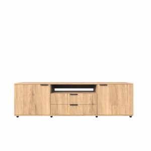Mesa Para Tv Delfos Color Amaranto MUEBLE FÁCIL MDP