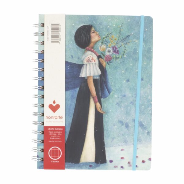 Agenda Diseño Mujer Otavalo HONRARTE 16 X 22Cm - Imagen 2