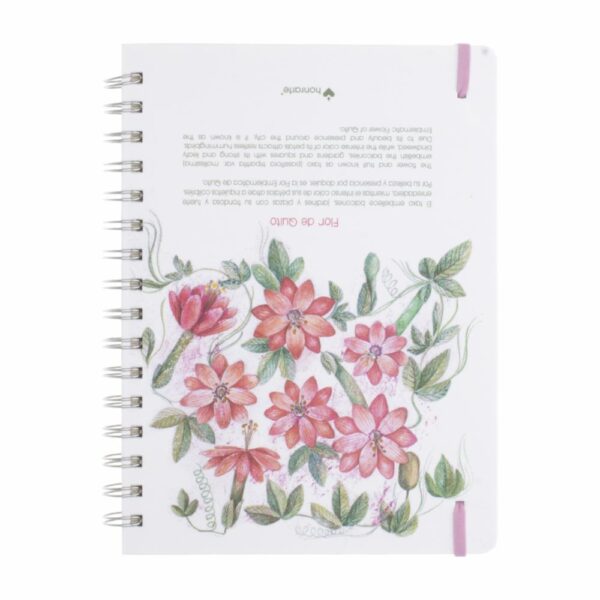 Agenda Diseño Flor De Quito HONRARTE 16 X 22Cm - Imagen 2