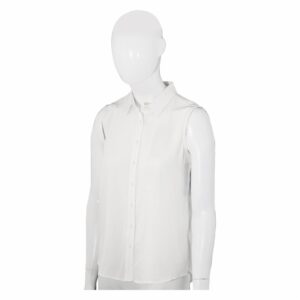 Blusa Sin Mangas Abierta Con Botones MGX BASIC