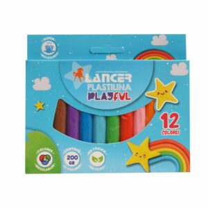 Plastilina 12 Colores LANCER 200  G