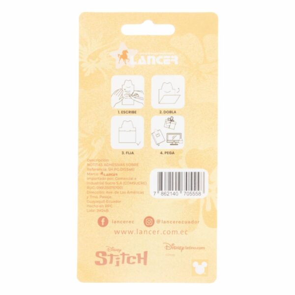 Notas Adhesivas Notitas Adhesivas Sobre Stitch DISNEY 20 Hojas