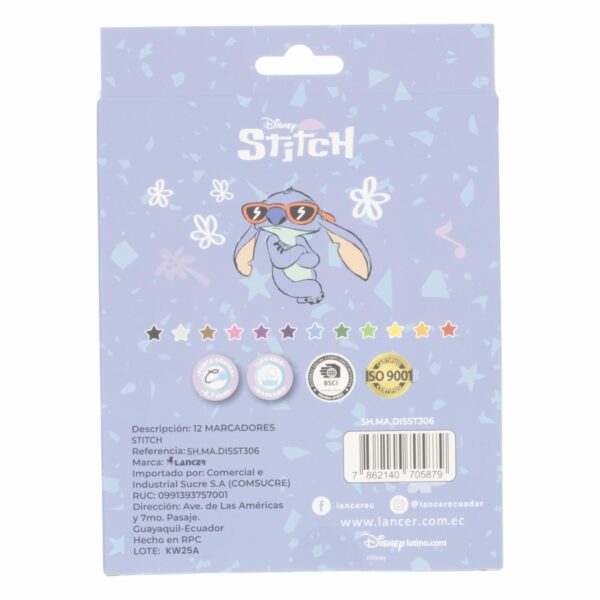 Marcador Stitch 4.7 Mm DISNEY 12 Piezas - Imagen 2