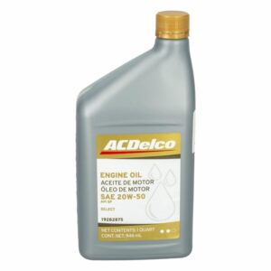 Aceite Para Auto SAE 20W50 SP ACDELCO 0,25