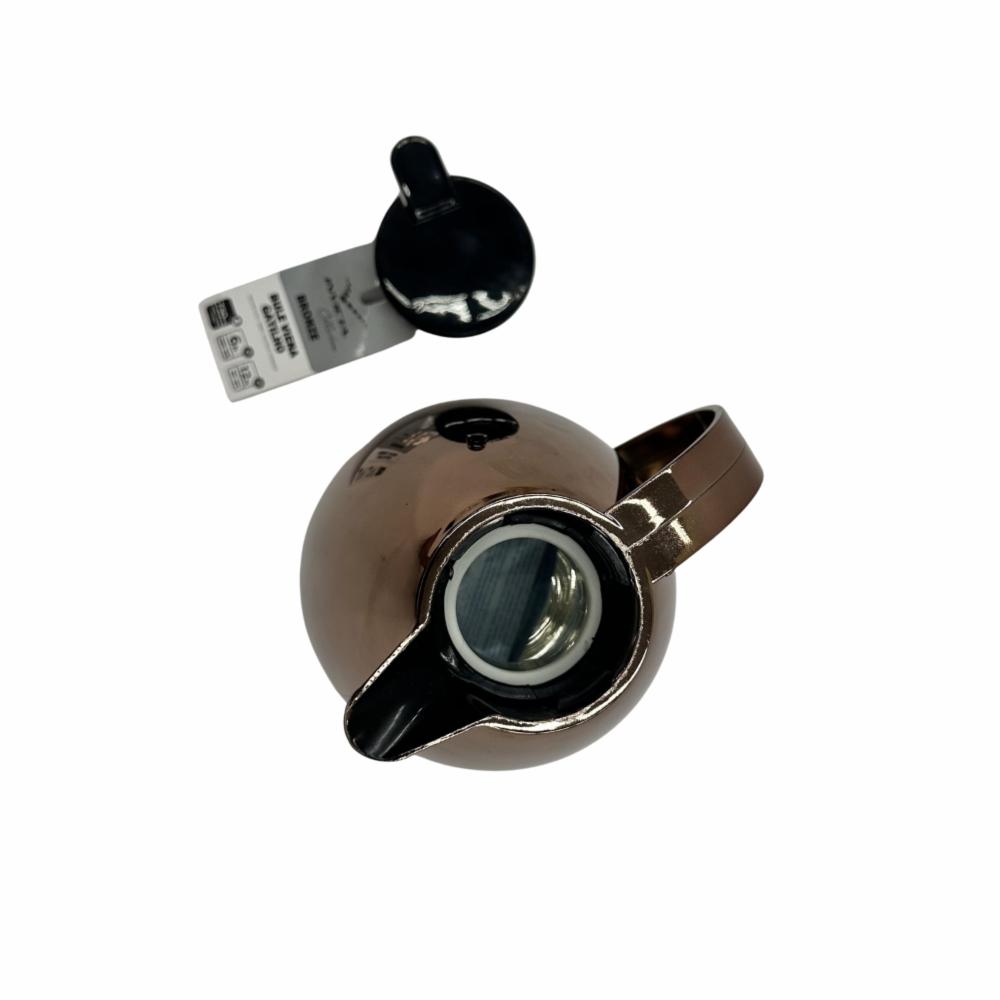 Jarra Térmica Metalizada Cobre New Con Gatillo INVICTA 0.75 L - Imagen 2