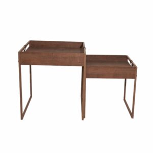 Conjunto Mesa Lateral Columbia Woodmel METTA