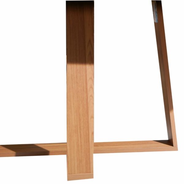 Mesa 6413 Mesa De Comedor Blanquecino Freijo DALLA COSTA Mdf - Imagen 4