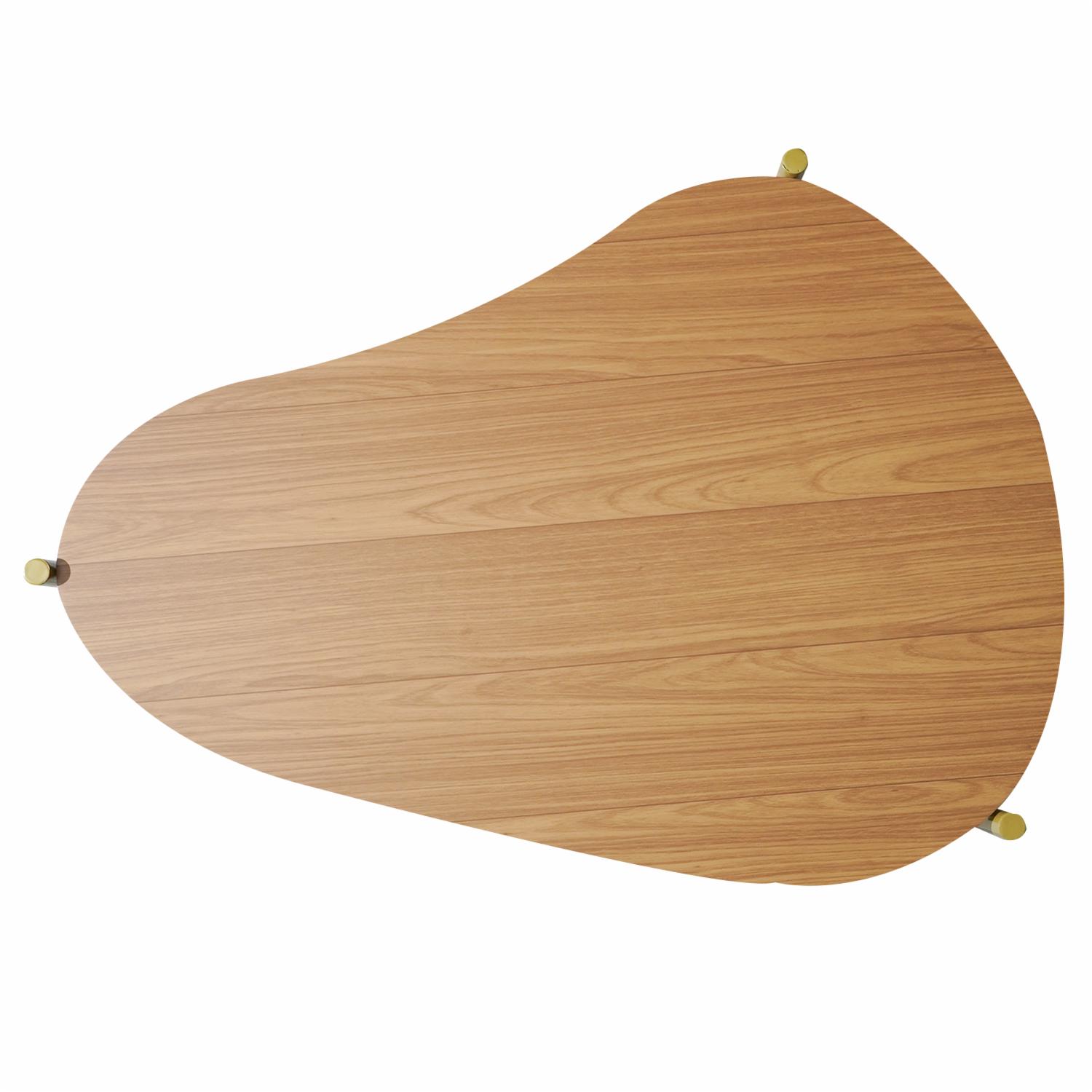 Mesa De Centro Freijo DALLA COSTA Mdf Y Metal - Imagen 3