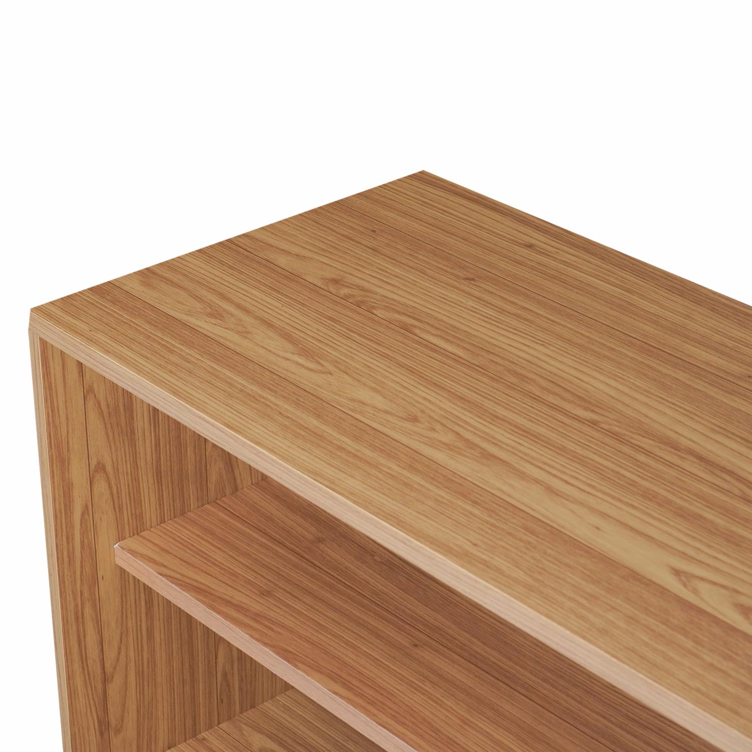 Rack Con Puerta Corrediza Freijo Blanquecino DALLA COSTA MDF - Imagen 5